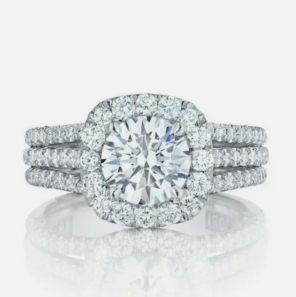 New Simulated White Sapphire Wedding Ring - Picture 2 of 3